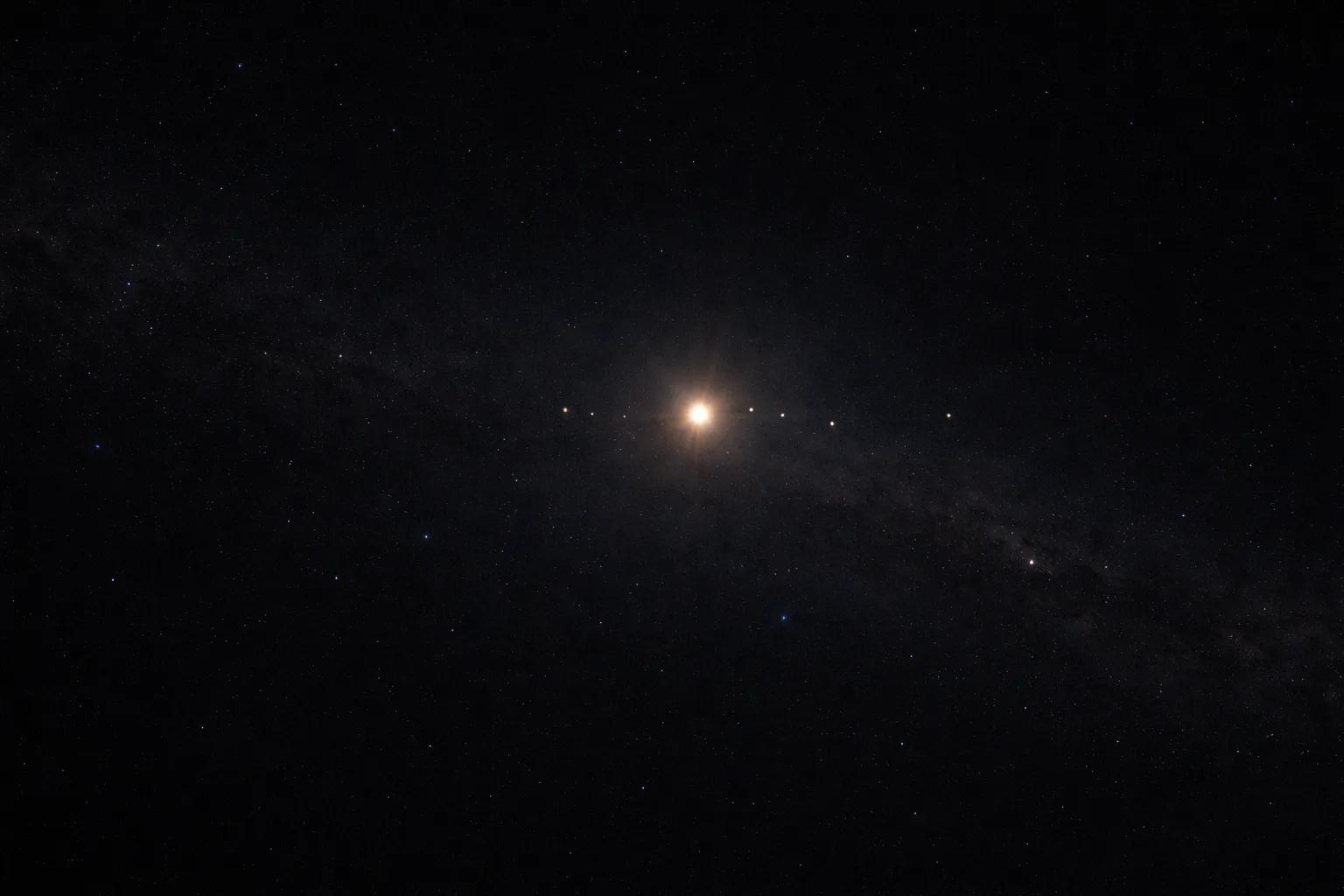 Carl Sagan presenting the Pale Blue Dot photograph during his Cornell lecture in 1994.