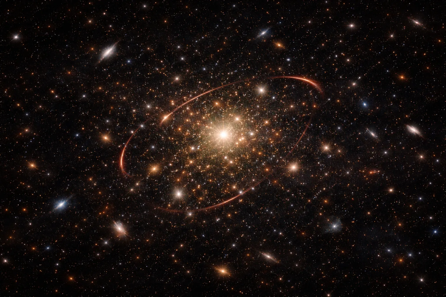 Webb's deep field image showing thousands of galaxies, some whose light traveled over 13 billion years.