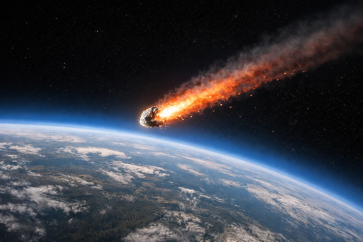 A modern planetary defense telescope scanning for near-Earth objects, part of the legacy of studying Tunguska.