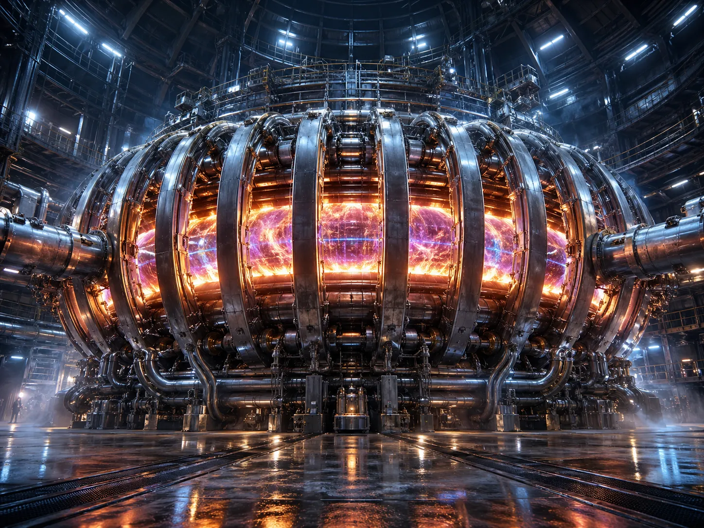 Atmospheric preview artwork for the Tokamak Fusion Laboratory.